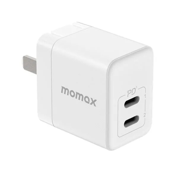 Momax Oneplug W Port Gan Mini Charger Harbar