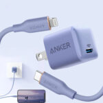 ANKER B8662 PowerPort III Colorful Nano 20W PD Adapter with Type-C to Lightning Cable