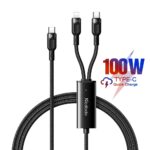 Mcdodo CA-747 2 in 1 100W PD Type C to Dual Type C Cable