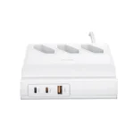 USAMS US-CC160 P1 65W Super Si Fast Charging USB Extension Socket (EU)