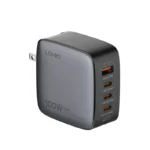 LDNIO Q408 100W GaN Super Fast Charger 1 USB 3 Type-C Ports