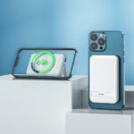 WiWU Snap Cube 10000mAh Mini Magnetic 20W Wireless Power Bank with Stand