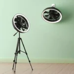 JISULIFE FA17 Outdoor LED Ceiling Fan with Tripod Stand