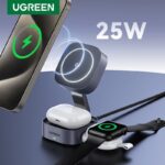 UGREEN 2-in-1 Qi2 Magnetic Foldable 15W Fast Charging Station