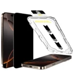 Mohave EZ-FIT Powerful Privacy Screen Protector for iPhone 16 / 16 Pro / 16 Pro Max (2 Pack)