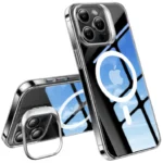 TORRAS Upro Lstand Transternity Anti-Yellowing Magsafe Clear Case for iPhone 15 Pro / 15 Pro Max