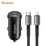Mcdodo CC-7492 30W 1C PD Fast Car Charger with 36W Type-C to Lightning Cable 1.2m