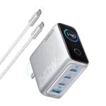 Anker Laptop Charger 140W, 4-Port, PD 3.1 with Touch Control, USB-C Cable (B2697)