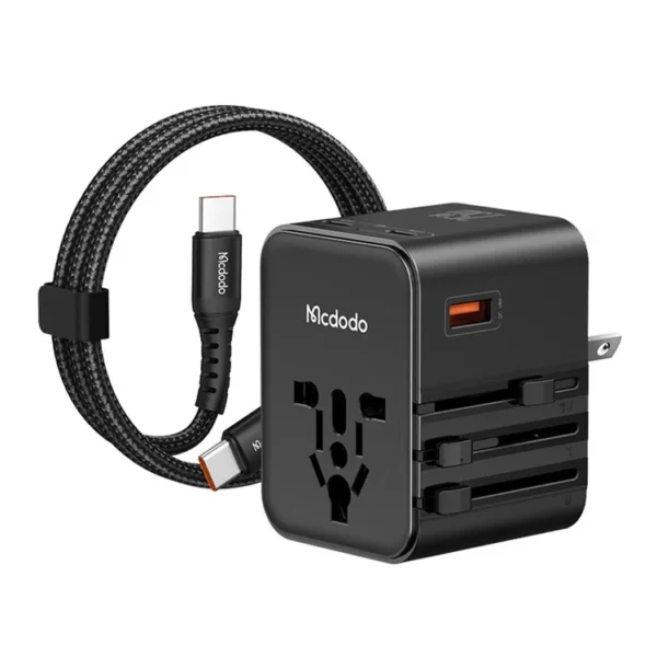 MCDODO CP-3260 MDD G5 Series 25W Dual Type-C + USB-A Universal Travel Charging Adapter Charger with USB-C to USB-C Cable
