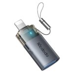 MCDODO OT-785 2-in-1 USB A Female to iP Male Adapter with TF Card Slot and 480Mbps Data Transfer