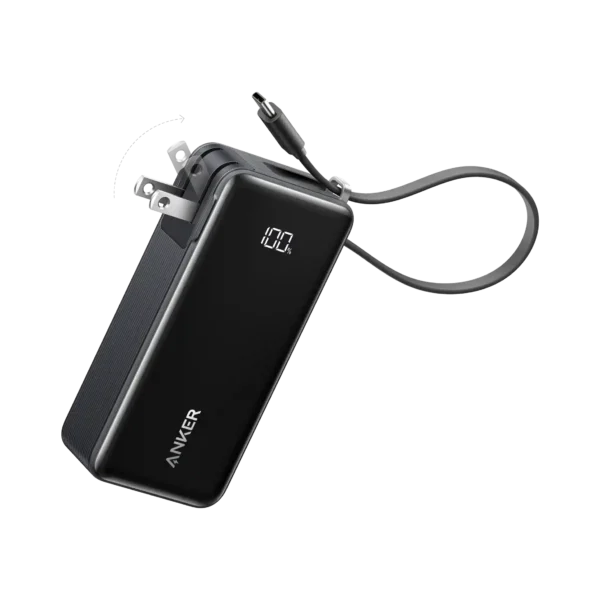 Anker 10000mAh 30W Fusion Power Bank with Built-in USB-C Cable (A1637)