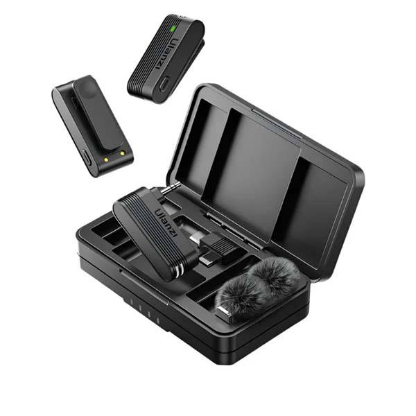 Ulanzi A100 Wireless Lavalier Microphone for Phone, Cameras