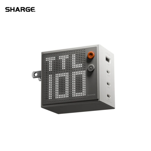 SHARGE 100W PIXEL Charger 4-Port Fast Charging with Dot-Matrix Display
