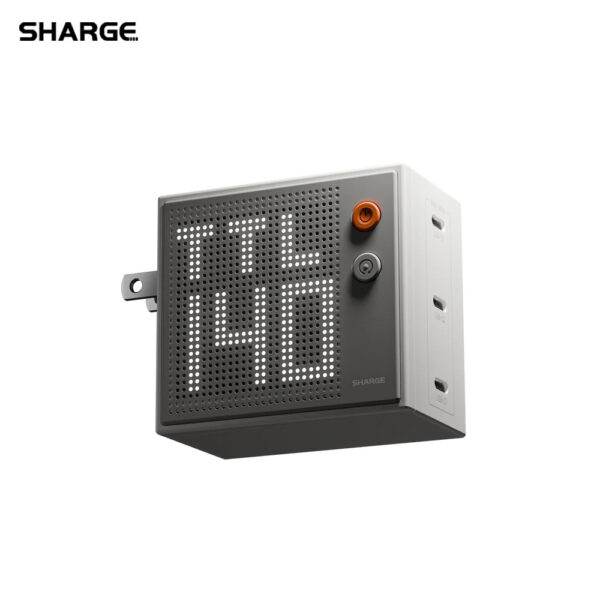 SHARGE PIXEL Charger 140W 3-Port with Smart Dot-Matrix Display