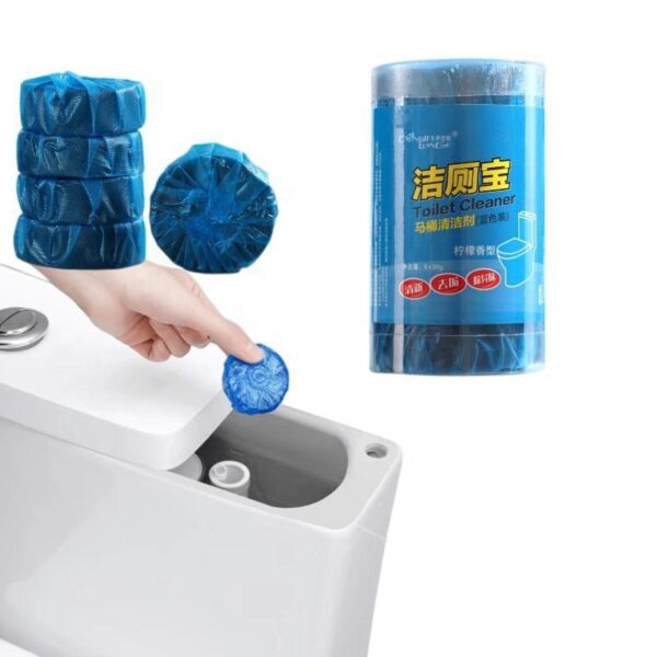 Automatic Toilet Cleaner Effective Flusher Blue Tablet Toilet Cleaner