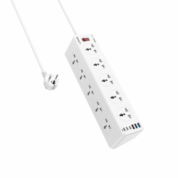 LDNIO SC10610C Power Strip With 10 Outlets 3xUSB-C, 3xUSB-A 2M Cable