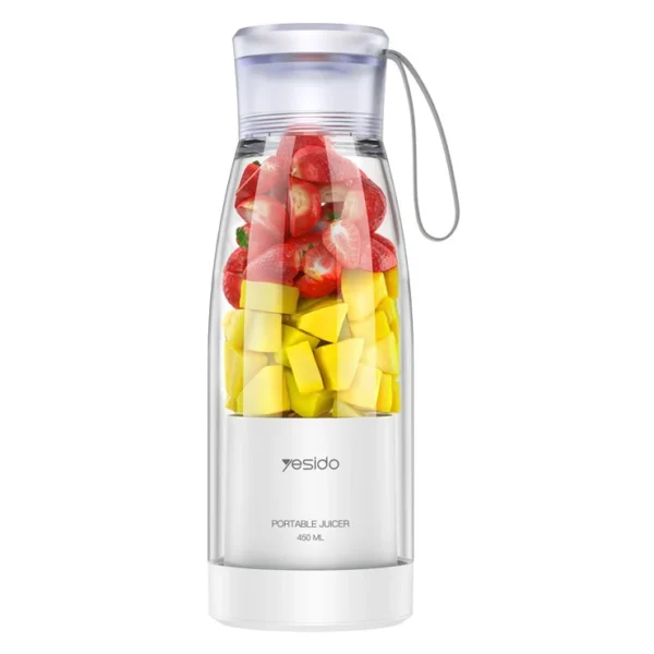 YESIDO EC17 450ml Portable Juicer 18500 RPM 80W Rechargeable 304 Stainless Steel Blender