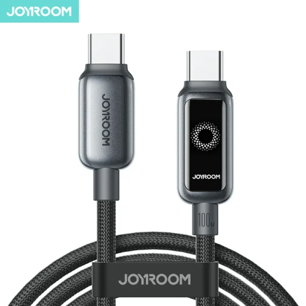 Joyroom 100W Auto Power-Off Type-C to Type-C Fast Charging Data Cable