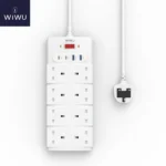 WiWU Wi-S009 20W GaN 12-in-1 Desktop Power Strip – All-in-one charging hub with fast GaN technology