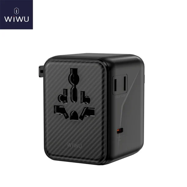 WiWU Wi-UA010 Aramid Fiber Warrior 45W GaN Universal Adapter