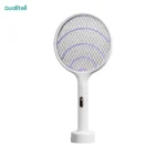 Qualitell E3 Multi-Functional Electric Mosquito Swatter – Powerful 2-in-1 Mosquito Killer Racket with Safe Rechargeable Design
