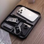 Premium Vegan Leather Valet Tray for Men – Nightstand Organizer for Wallet, Keys & EDC Essentials