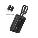 Anker Zolo 10000mAh 35W Fast Charging Power Bank with Built-in Dual USB-C Cables