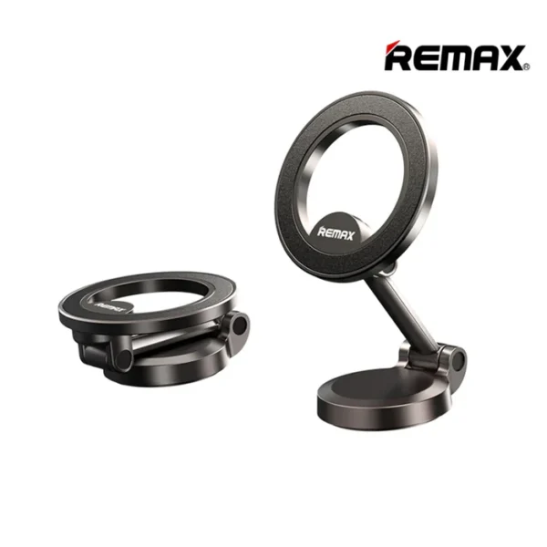 Remax RM-C42 Magnetic Car Phone Holder (Black) – 360° Rotation, Strong Magnet Grip & One-Hand Operation for Safe Driving
