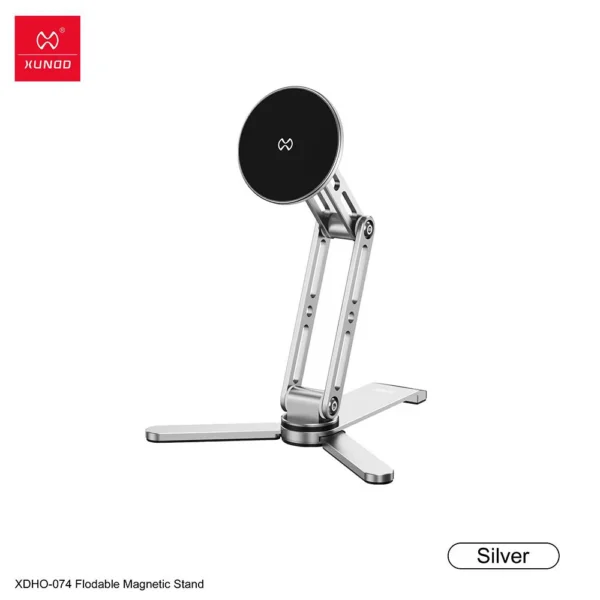 XUNDD XDHO-074 Magnetic Foldable Phone Stand – Premium MagSafe Holder, Strong Grip, Adjustable Angle & Perfect Desk Stand for iPhone