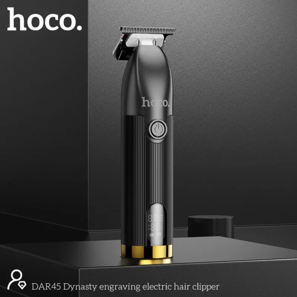 Hoco DAR45 Electric Hair Clipper – Precision Cutting, Powerful Motor & Rechargeable Design for Smooth, Professional Grooming Kit