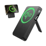 ESR Qi2 MagSlim Kickstand Power Bank 10000mAh – Magnetic Fast Charging, Slim Design & Built-In Stand for iPhone