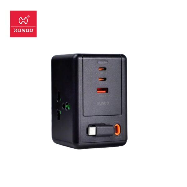 XUNDD XDCH-123 30W Universal USB Power Strip – Power multiple devices safely with fast 30W USB charging and universal sockets
