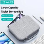 USAMS Multi-Functional Tablet Storage Bag Portable Organizer Case