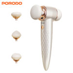 Porodo Magnetic Dual-Head Electric Beauty Blender – Makeup Mixing & Applicator Tool