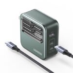 UGREEN 140W 3-Port GaN Wall Charger with Foldable Plug & PD Fast Charging