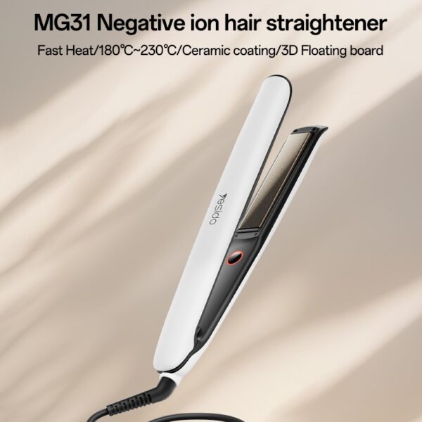 YESIDO MG31 Hair Straightener – Professional Ceramic Flat Iron for Smooth & Silky Hair