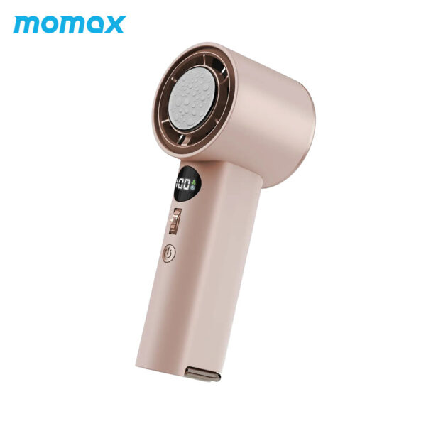 Momax 1°Go High Speed Portable Fan with Strong Airflow & USB Rechargeable Battery