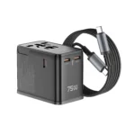 WiWU Wi-UA015 75W Universal Travel Plug Adapter with Charging Cable – Worldwide Compatibility