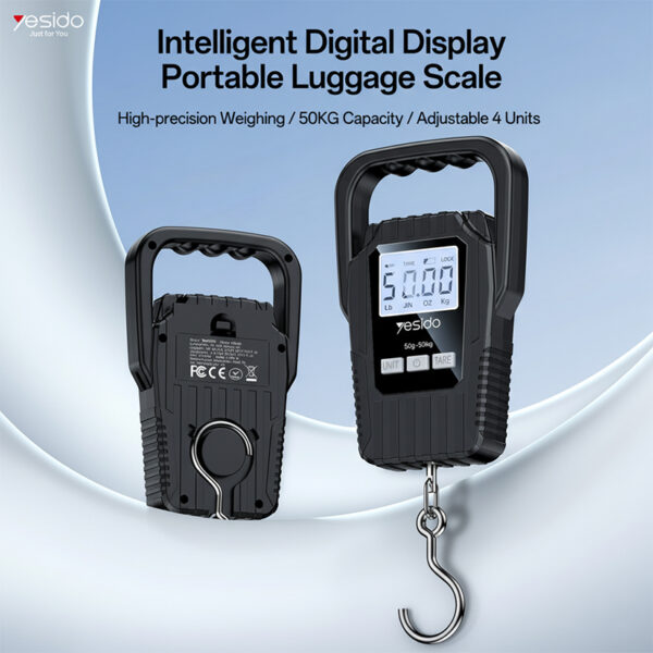 Yesido MG44 Handheld Digital Scale 50KG Portable Luggage Weighing Scale LCD Display
