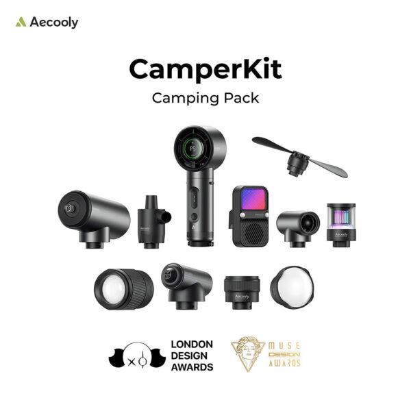Aecooly CamperKit Camping Pack – All-in-One Outdoor Camping Gear Kit, Portable Travel & Hiking Essentials Set for Adventure & Survival