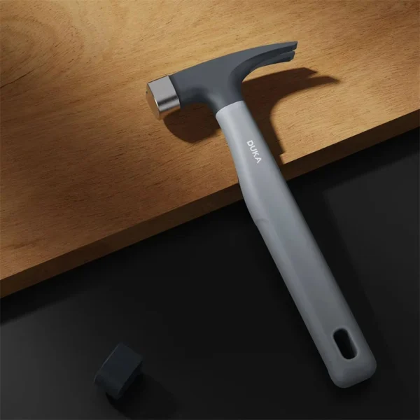 DUKA H1 Multifunctional Claw Hammer - 8oz High Carbon Steel Forged Shockproof Anti-Slip Handle