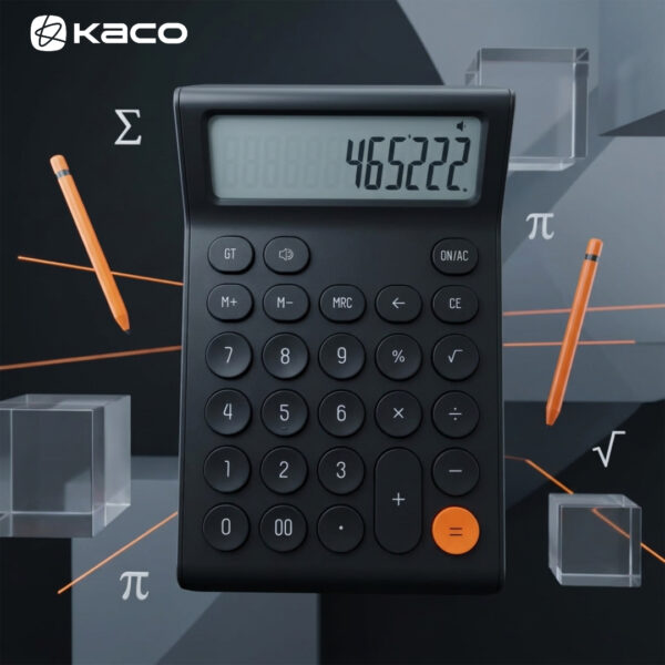 Kaco MATE 12 Digit Large Screen Electronic Calculator – Portable Desktop Office & School Calculator with Big Display