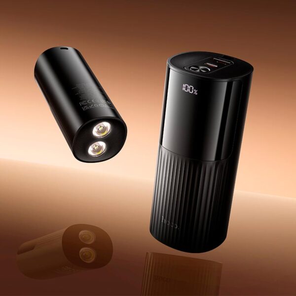 HOCO J150 Stream 20000mAh 22.5W Fast Charging Power Bank with LED Flashlight – Portable High Capacity Battery Pack