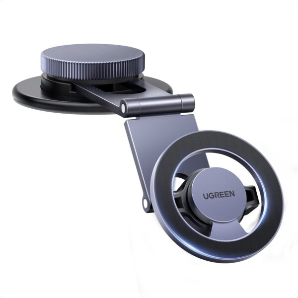 UGREEN Magnetic 360° Rotatable Retractable Car Phone Holder Metal Dashboard Mount Stand for iPhone & Android (45577)