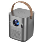 HOCO DT4 Smart Full Auto Focus Projector 720P Android WiFi Bluetooth Mini Projector with 190 ANSI Brightness & Wireless Screen Mirroring