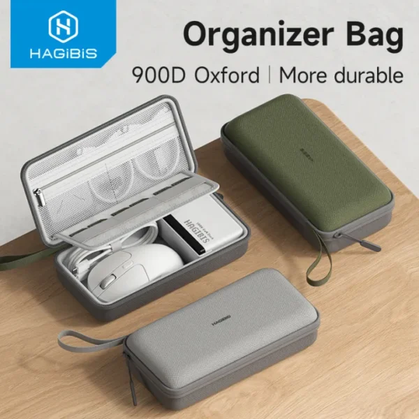 Hagibis Travel Cable Organizer Bag – Portable Electronic Accessories Storage Pouch