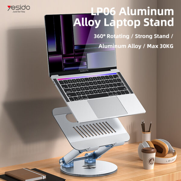 YESIDO LP06 Foldable Aluminum Laptop Stand Bracket