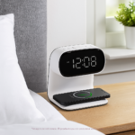 3-in-1 Wireless Charging Bedside Lamp with Alarm Clock & Digital Display