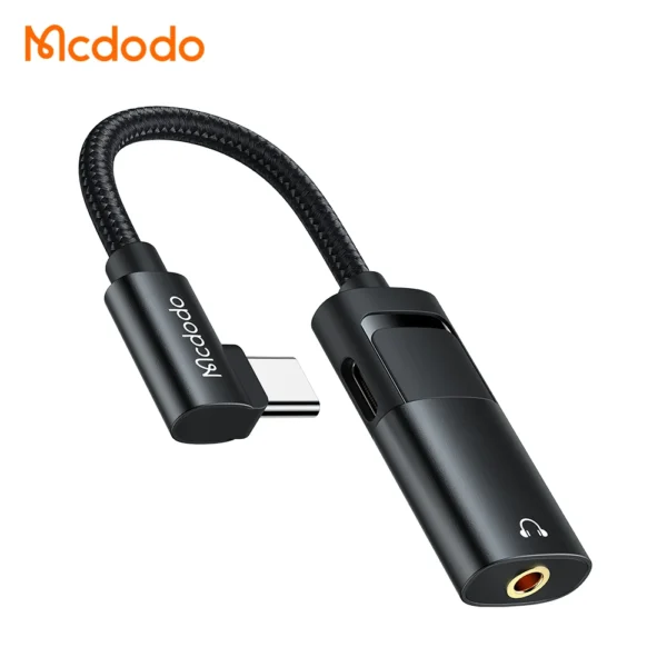 Mcdodo CA-188 USB-C to 3.5mm Audio Adapter with 60W PD Fast Charging