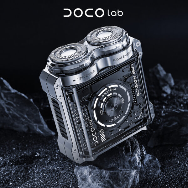 DoCo Lab RS006 Mecha Mini Electric Shaver Dual Head USB-C